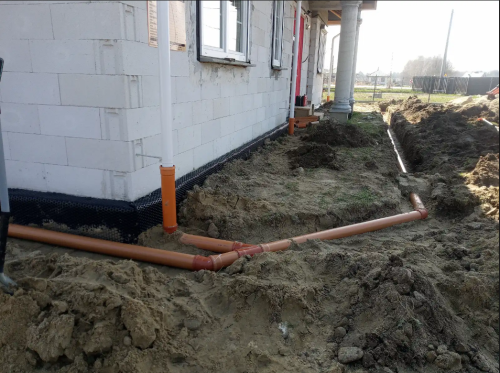 izolacja fundamentow drenaz odwodnienie koparka tarnow-103