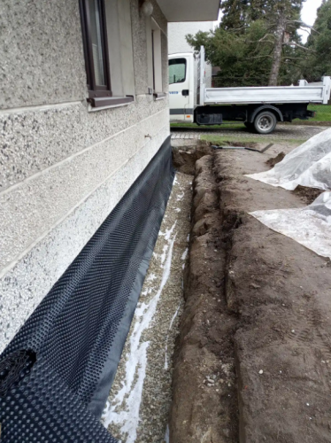 izolacja fundamentow drenaz odwodnienie koparka tarnow-105