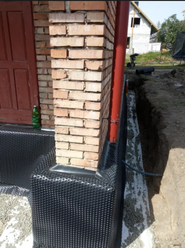 izolacja fundamentow drenaz odwodnienie koparka tarnow-110