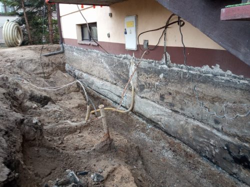 izolacja fundamentow drenaz odwodnienie koparka tarnow 2026-27